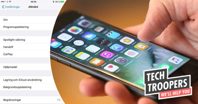 Uppdatera dina operatörsinställningar på iPhone eller iPad