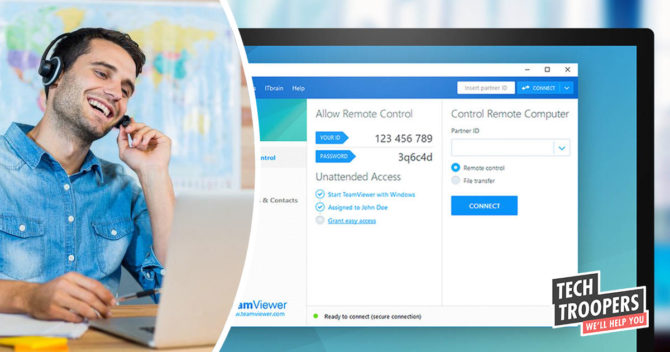 Teamviewer remote support Tech Troopers