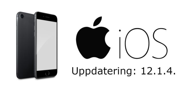 iOS uppdatering 12.1.4.